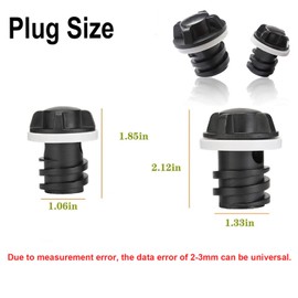 Nevfal 2 Pack Cooler Drain Plugs,Leak-Proof Design Cooler Plug Replacement Plug Fit for YETI Coolers and RTIC Coolers Accessories