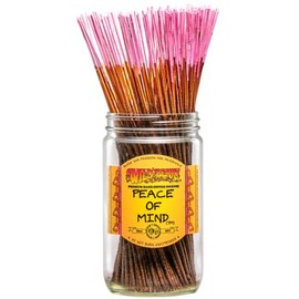 Wild Berry Incense Sticks - Peace of Mind - Hand Dipped in The USA (100 Count) (Peace of Mind)