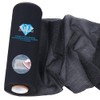 Simthread Fusible Iron-on Embroidery Backing Protect Flexible Knit Mesh Black