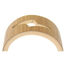 Sesame Bamboo Half Moon Fan Stand