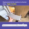 7014661 Right Freezer Ice Bin Slider Rails Compatible with Sub