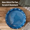 SIDUCAL Ceramic Pie Pan for Baking[10.5 inch],Reusable NonStick Ceramic Pie