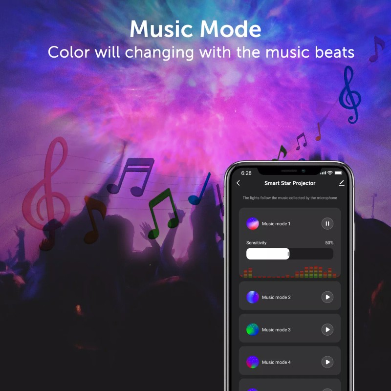 eco4life Smart Skylight WIFI LED Star Projector