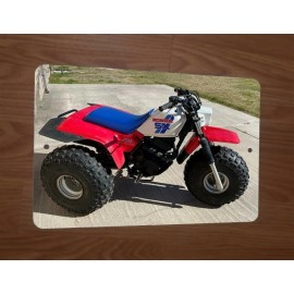1985 Honda 250SX 3 Wheeler Bike Motorcycle ATV 8x12 Metal Wall Sign