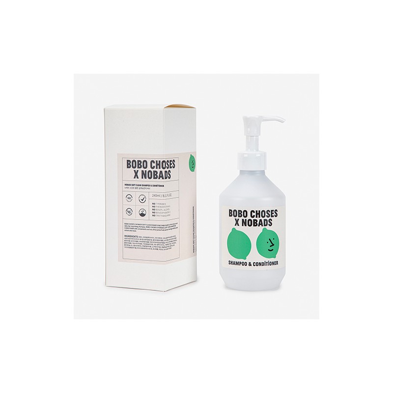 Nobez [보보쇼즈X노베즈 콜라보] Fun care essentials 펀케어 에센셜 (로션+올인원워시+샴푸) [Boboshoes