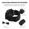 Quick Release Nylon Replacement Watch Strap Fit to Casio F-91W-