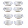 Merriway BH04568 (8 Pcs) Castor Cups with Felt Pad, Outer