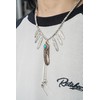Gorokuro 925 Silver Feather SV Feather Top Silver Pendant 1