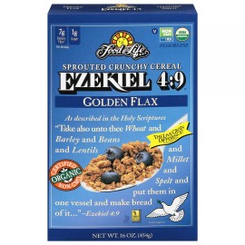Food For Life Ezekiel Golden Flax Organic Cereal 16 oz (Pack of 3)