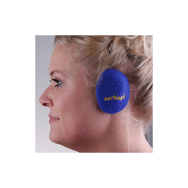 earbags Ear Warmers Logo, blue
