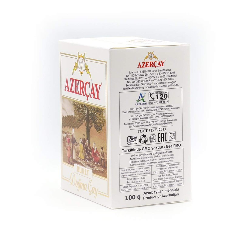 Azercay Premium Black Tea Buket | 100 g Loose Leaf