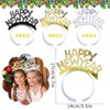 New Year's Eve Decoration 2024 Headband, Pack of 12 Happy