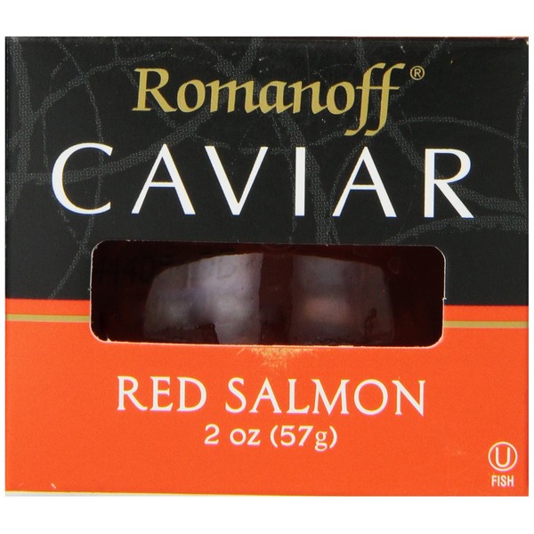 Romanoff Caviar Red Salmon, 2 Ounce Jar