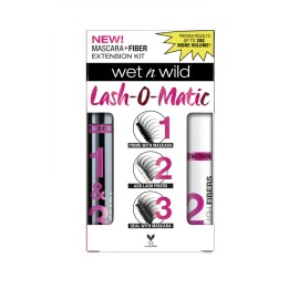 wet n wild Lash-O-Matic Mascara Fiber Extension Kit C142A Very Black 0.37 oz