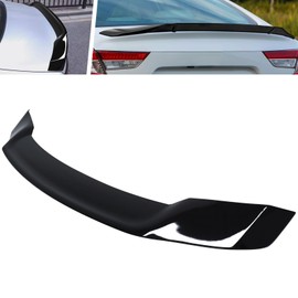 MotorFansClub Rear Spoiler Trunk Wing Fit for Honda Accord All 4 Door Sedan Model 10th gen 2018 2019 2020 2021 2022 Trunk Lid Spoiler (Gloss Black)