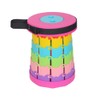 Telescopic Stool Rainbow Portable Retractable Collapsible Stools for Camping Fishing