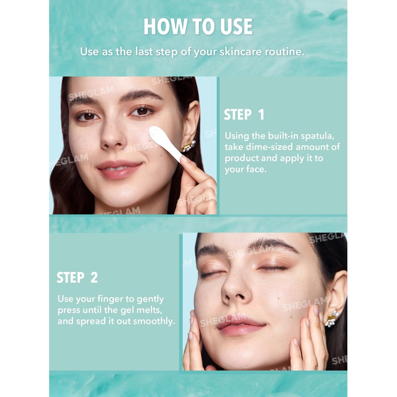 SHEGLAM Glacier Glo Smoothing Primer Hydrating Oil Control Moisturizing Primer
