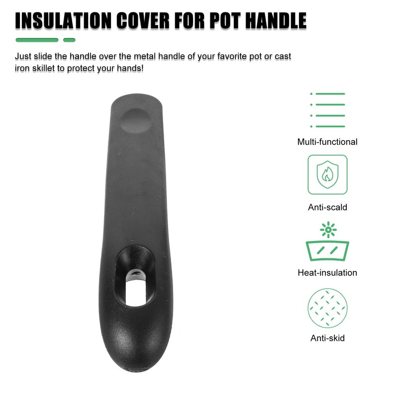 TOVINANNA Bakelite Pot Handle, Saucepan Handle Replacement Pan Handle Replaceable