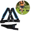 DAUERHAFT Resistance Strap Band, Nylon Metal Multipurpose Training Sledge Belt