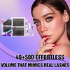 AILAISHI Lash Clusters Kit, DIY Cluster Eyelash Extensions 9‑16mm, 40D+50D,