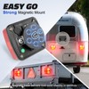 Agrieyes Wireless Trailer Lights Kit for Towing Truck, Rechargeable LED