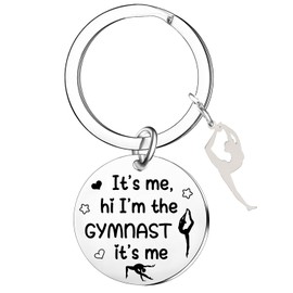 Nfyxcaz Gymnastics Gifts For Girls Teens Gymnastics Keychain Christmas Birthday Gift For Dancer Cheerleader Gymnast Gymnastics Accessories