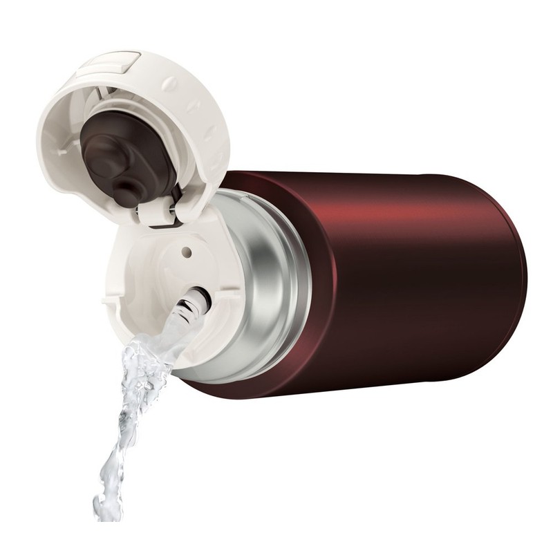 Thermos Flask Stainless Slim Bottle 0.35L Brown FFM-350 BW