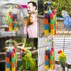 Bird Parrot Chewing Toy, MQUPIN Parrot Chew Toy, Colourful Natural