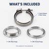 2.5 Inch 304 Stainless Steel Quick Release V-Band Clamp Kit