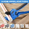 EZUVITA Ratchet PVC Pipe Cutter, Cuts Up to 3" OD