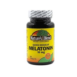 Nature's Blend Melatonina 10mg 60 Tabletas