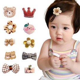 Set of 10 Baby Hair Clips, Baby & Children, Hairpins, Bangs Clips, Hair Accessories, Side Clips, Bangs, Cute, Stylish, Girls, Birthday Gift, D-Type