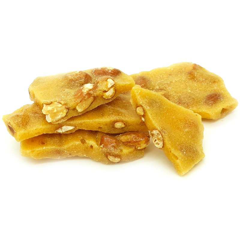 SweetGourmet Original Peanut Brittle Candy, Homestyle Toffee with Nuts, Traditional