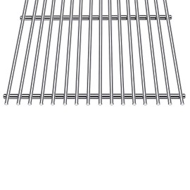 Folocy Grill Grates Flavorizer Bars Grill Parts for Weber Spirit 2 Spirit II E-310, E-320, S-310, S-320, 7636 7638 7639 GS4 Spirit 300 Series, 17” Porcelain Steel BBQ Grid Replacement Accessories