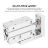 MXH16 Precision Linear Guide Rail Pneumatic Slide Table Cylinder Double