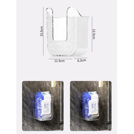 2 pcs Wipes Dispenser Box, Kitchen Storage Dispenser Refillable Wipes Container Box for Kitchen Bedroom Bathroom (Gray)