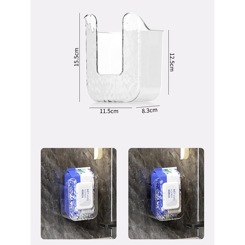 2 pcs Wipes Dispenser Box, Kitchen Storage Dispenser Refillable Wipes