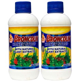 Broncolin Honey Syrup With Natural Extracts Regular Size 11.4oz