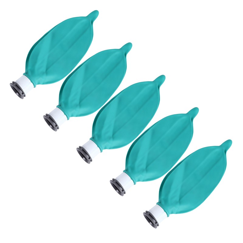 5PCS 0.5L Breathing Bags NBR Material Reusable Training Gasbag for