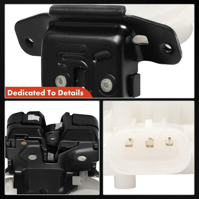 A-Premium Rear Trunk Latch Tailgate Door Lock Actuator Compatible with