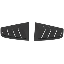 SCITOO Matte Black ABS Rear Side Window Louvers Air Vent Scoop Shades Cover Blinds Fit for 2003-2008 for Nissan 350Z
