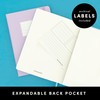 PAPERAGE Lined Journal Notebook, (Blush), 160 Pages, Medium 5.6 in