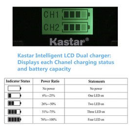 Kastar Charger with Miro USB/Type-C Input Compatible with GoPro Max SPCC1B, ACDBD-001 ACBAT-001 ACCBAT-001, CHDHZ-201 CHDHZ201 Battery, GoPro MAX 360 Waterproof Degree 5.6K Action Camera