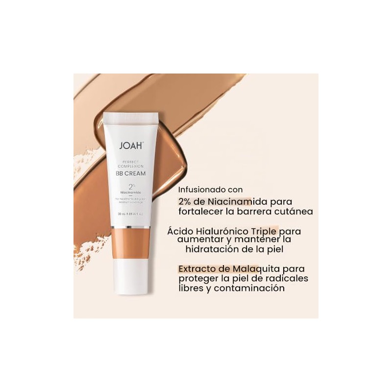 JOAH Beauty Perfect Complexion BB Cream with Hyaluronic Acid and