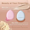 10 Pcs Finger Powder Puff Makeup Puff Mini Powder Puff