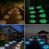 Solar Deck Light Outdoor, 6 Pack 9 Colors in 1