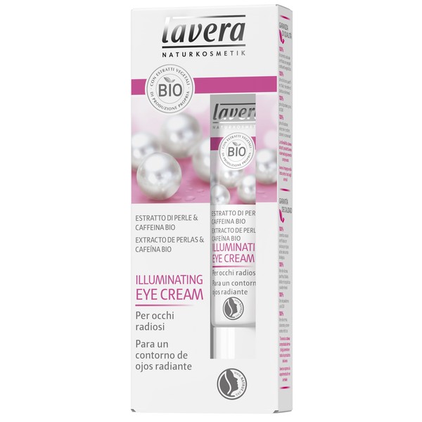 Lavera Illuminating Eye Cream Pearl Extract & Organic Caffeine 15 ml