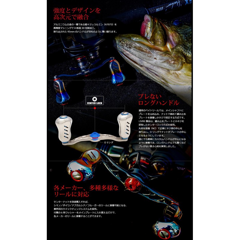 LIVRE 3058 Crank Feathers 95 Black Sea Bream Studio GMB.