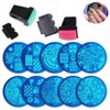 Nail Stamping Plates Set, 10 Pieces Nail Image Stamping Plates