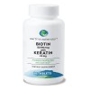 Earth's Splendor Biotina 10,000 Mcg + Queratina Cabello Uñas Piel 60 Tab